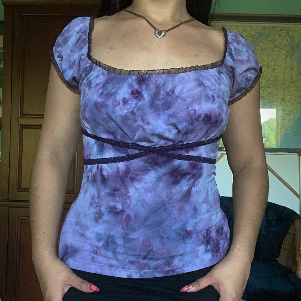 Vintage 90s Violet Dye Top Nouvido
